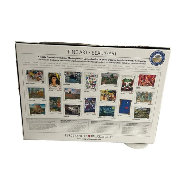 Fine Art Puzzle Medieval "THE LADY OF SHALOTT" John William Waterhouse 1000 Pcs - Picture 2 of 15